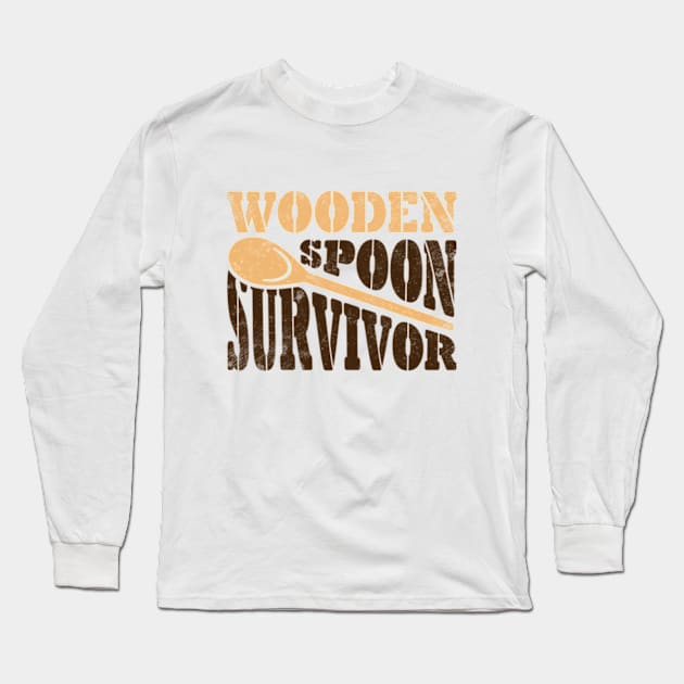 Wooden Spoon Survivor Long Sleeve T-Shirt by RiseInspired